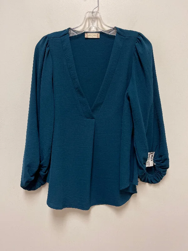 Blue Top Long Sleeve Altard State, Size S