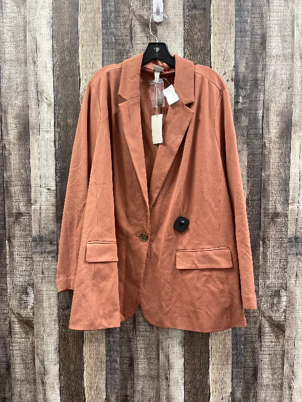 Brown Blazer A New Day, Size 3x