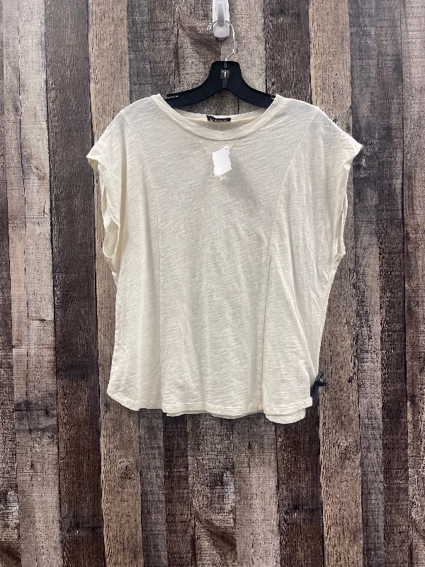 Cream Top Sleeveless Cme, Size L