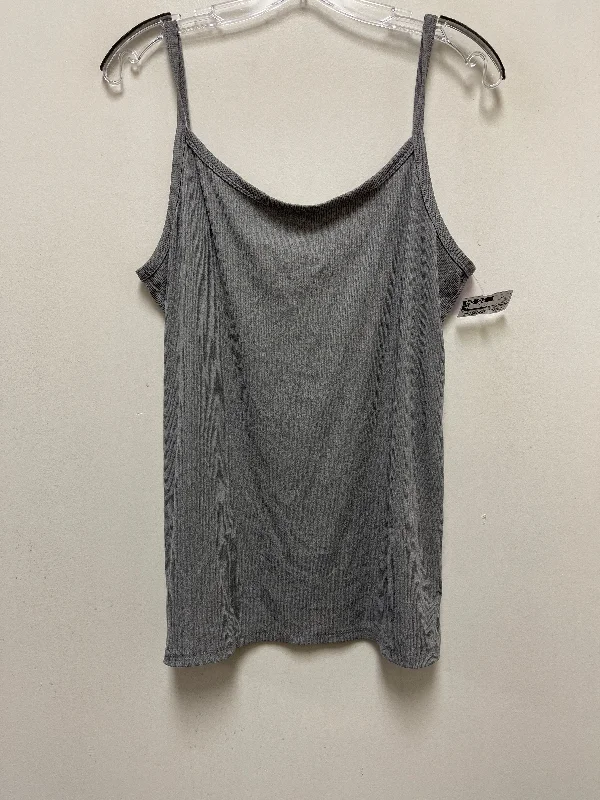 Grey Tank Top No Boundaries, Size 3x