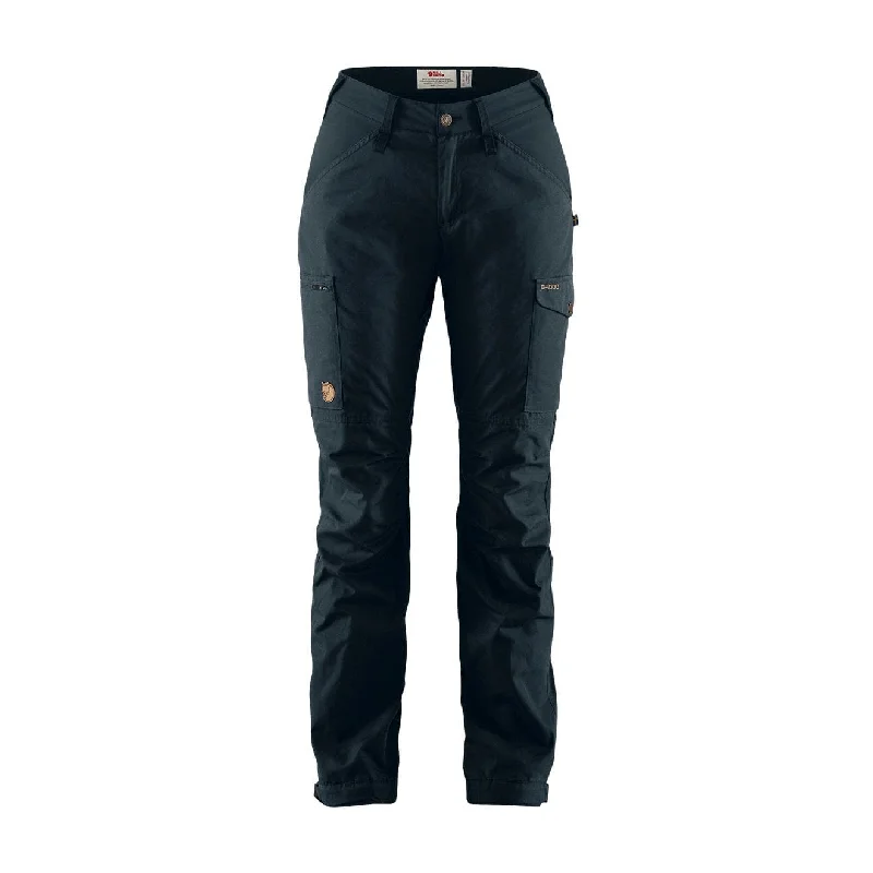 Fjallraven Womens Kaipak Curved Trousers Dark Navy