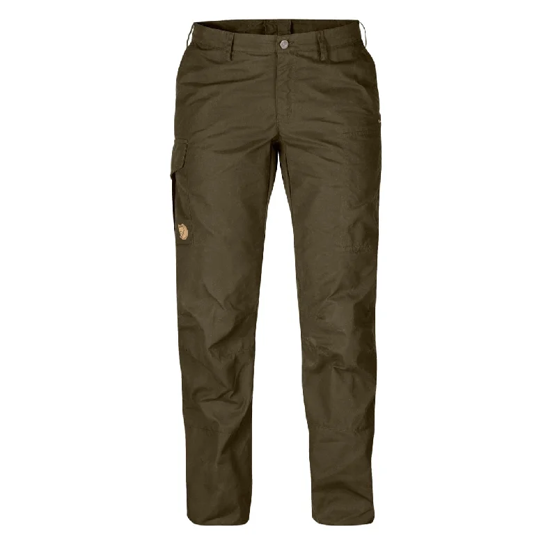 Fjallraven Womens Karla Pro Trousers Curved Dark Olive