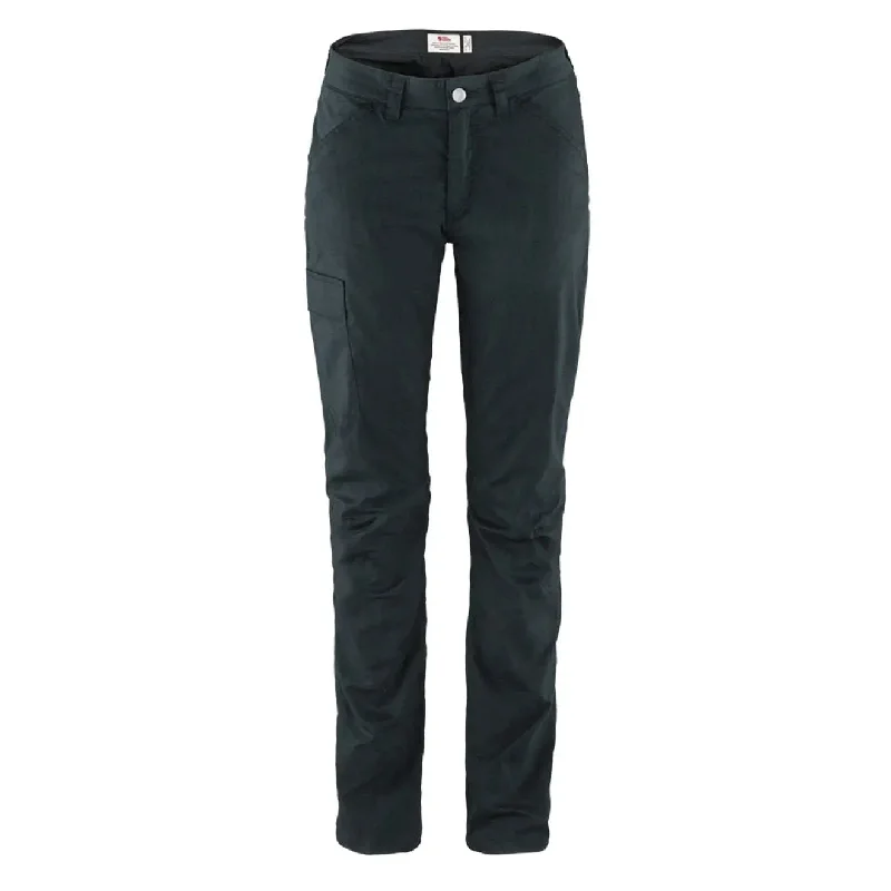 Fjallraven Womens Vardag Lite Trousers Dark Navy